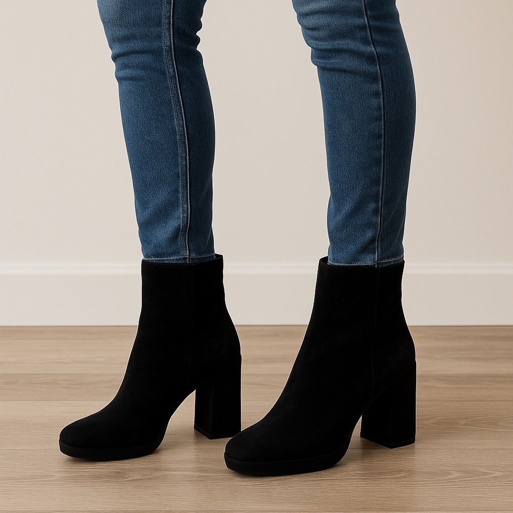 Elegant Black Women's Ankle Boots